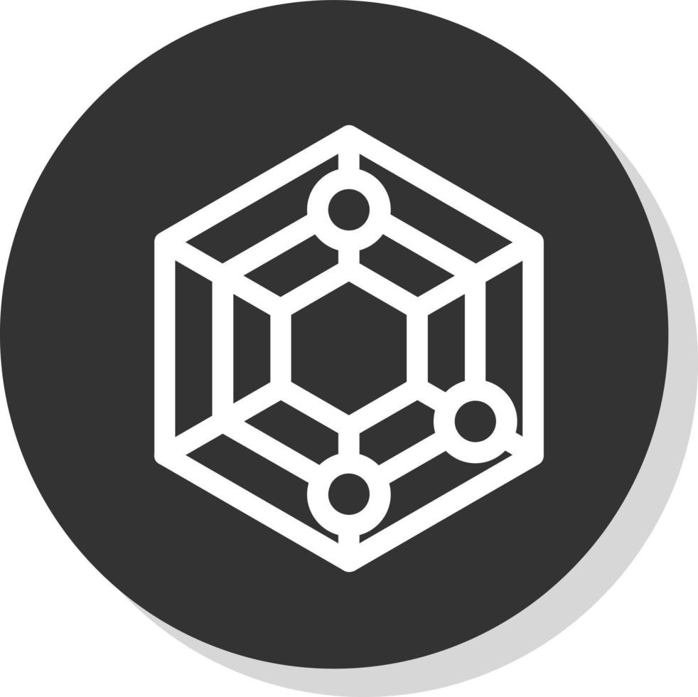 Radar Chart Vector Icon Design