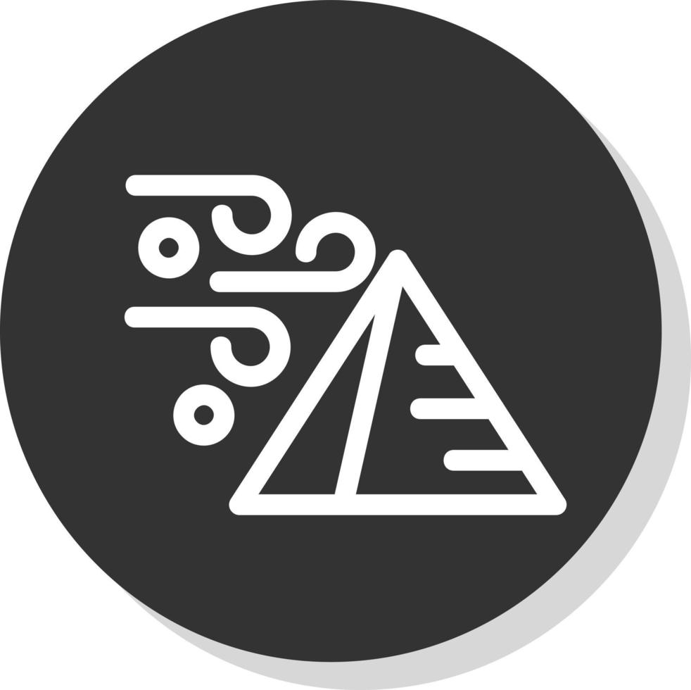 Desert Sandstorm Vector Icon Design