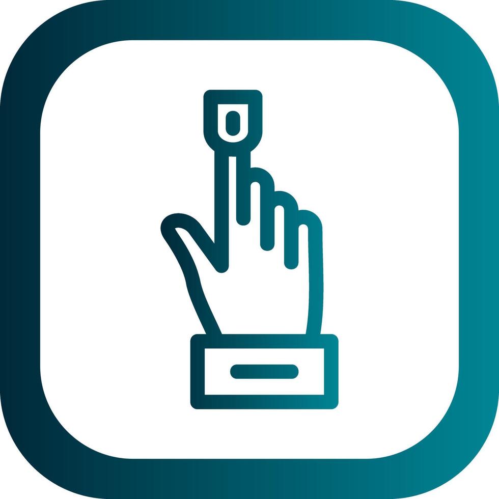 Oximeter Vector Icon Design