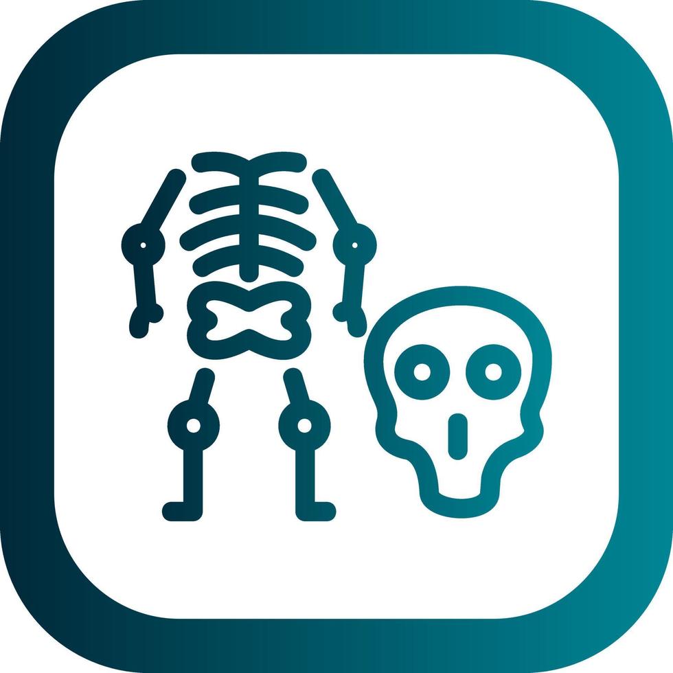 diseño de icono de vector de osteología