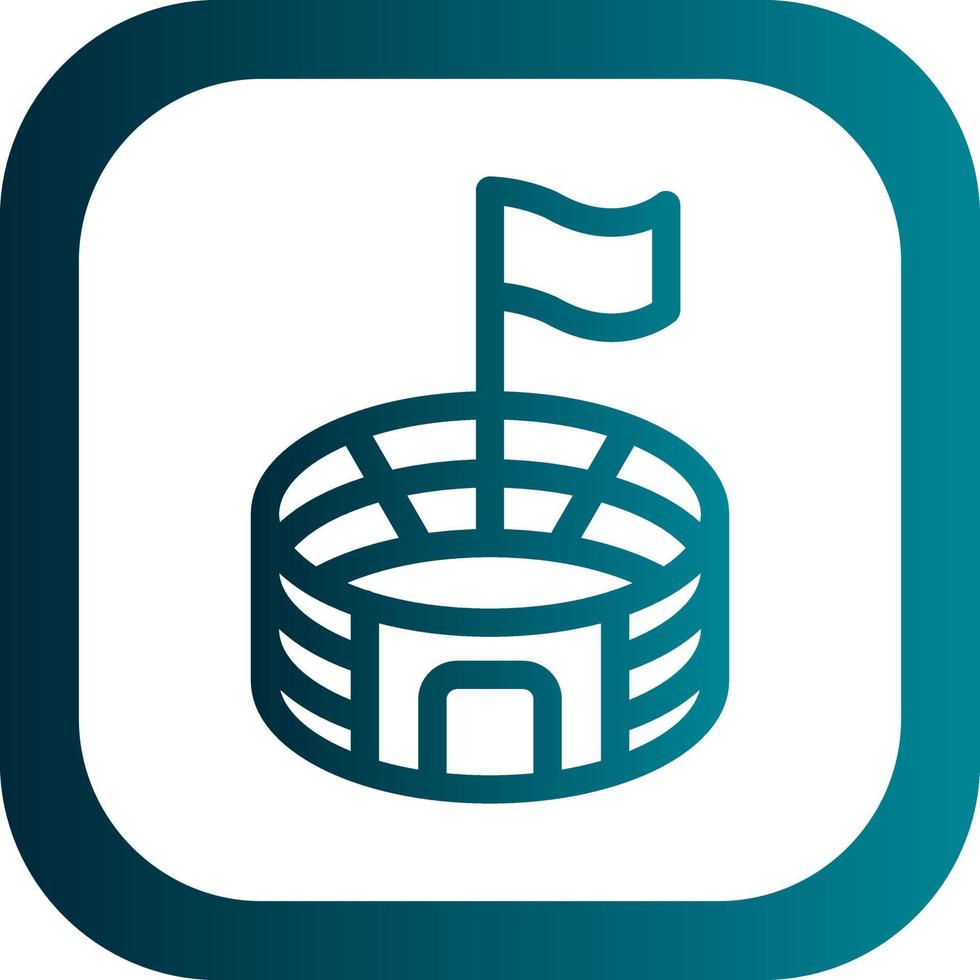 Stadium Vector Icon Design