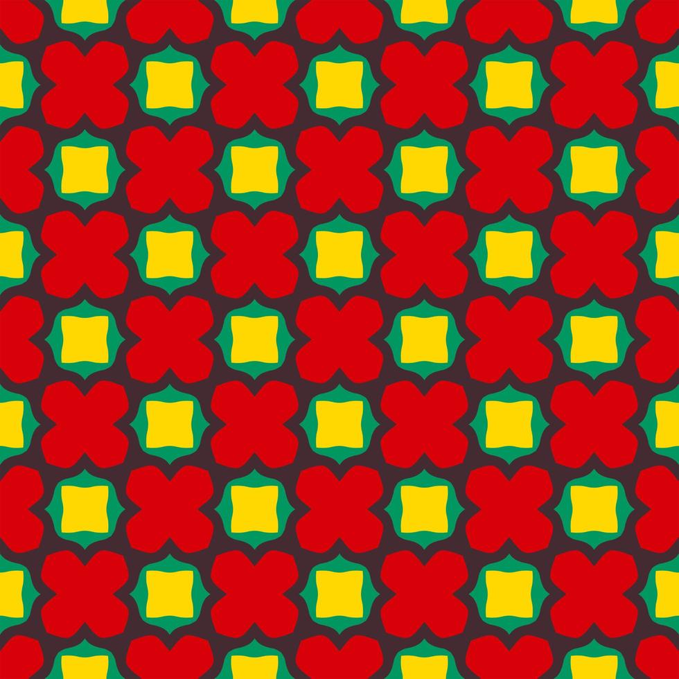 Retro kaleidoscope pattern in the style of the 70s and 60s. Geometric pattern photo