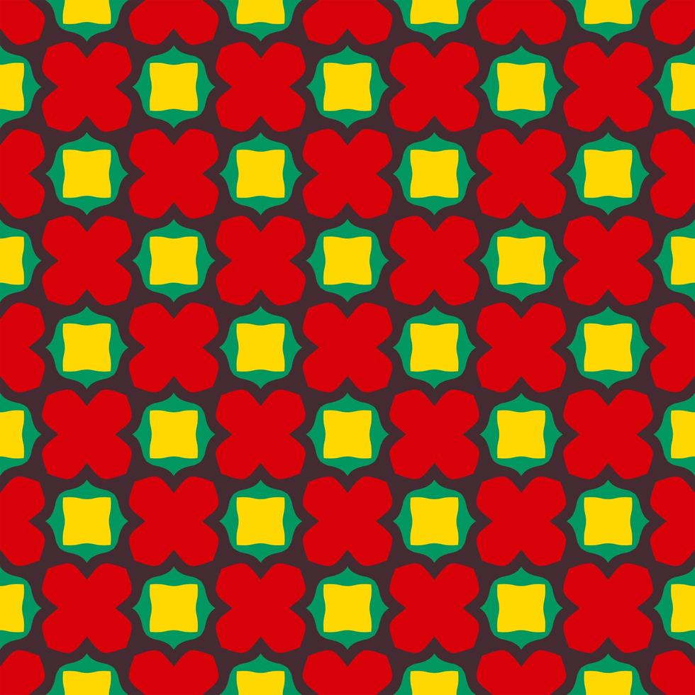 Retro kaleidoscope pattern in the style of the 70s and 60s. Geometric pattern photo