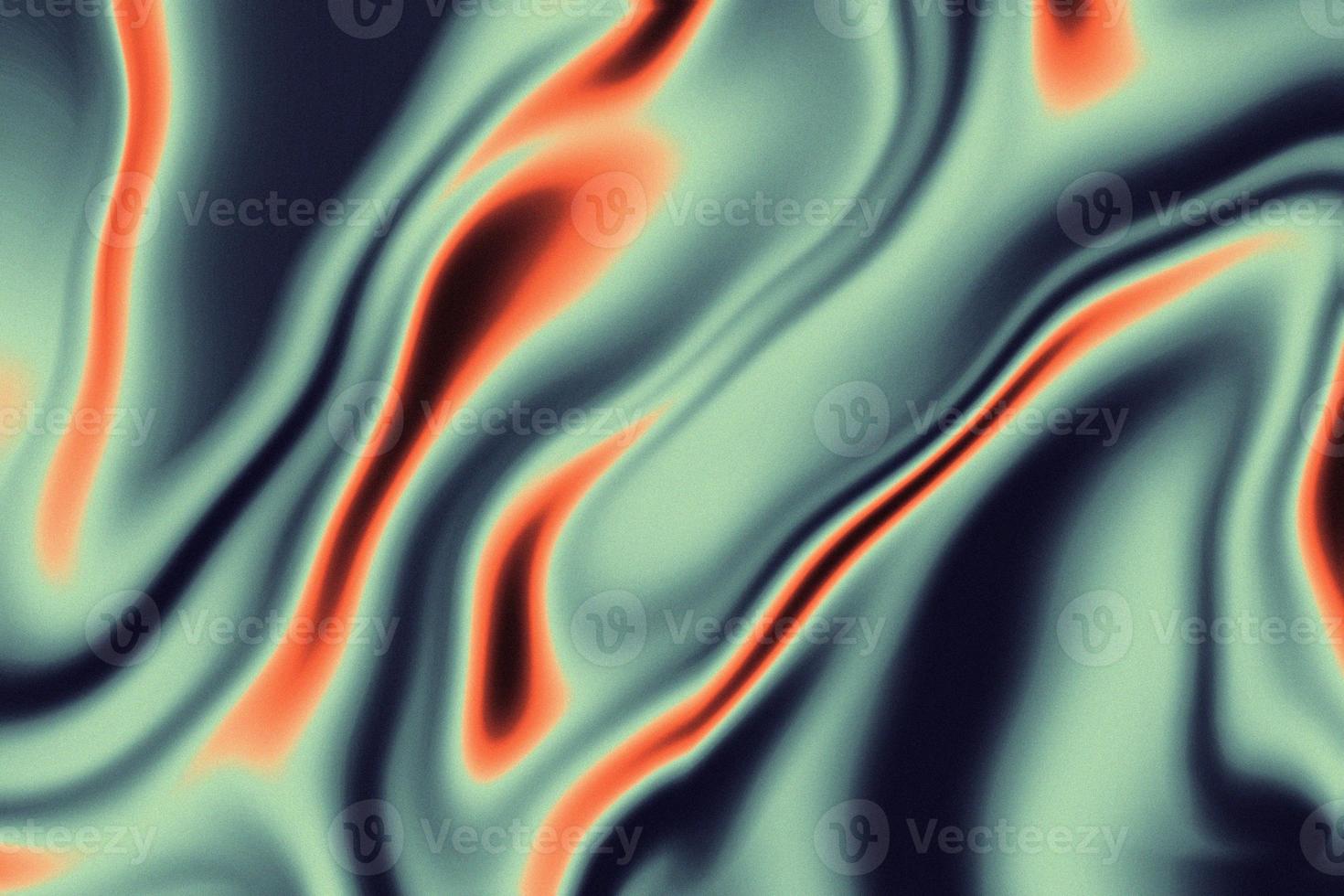 Fire Liquid Iridescent Background. Iridescent chrome wavy gradient abstract background, holographic fire texture, liquid surface, ripples, reflection photo