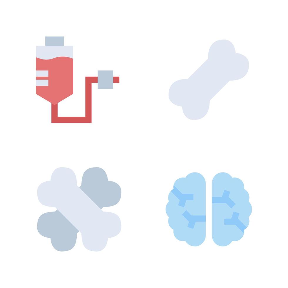 Medical icons set. transfusion, bone, bones, brain. Perfect for website mobile app, app icons, presentation, illustration and any other projects vector