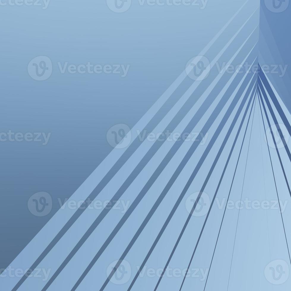 Triangle abstract background. Blue background, 3d rendering. photo