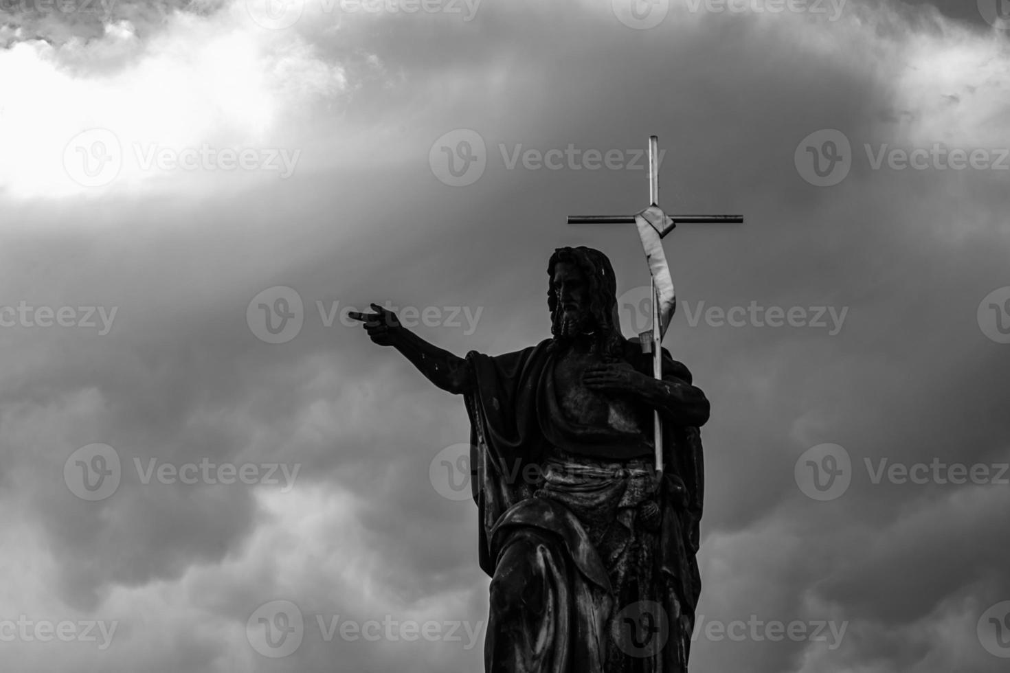 Jesús histórico en el antiguo cementerio de Praga, República Checa foto