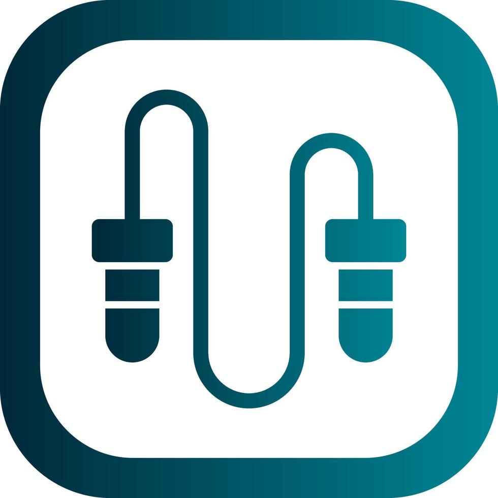 Jumping Rope Vector Icon Design