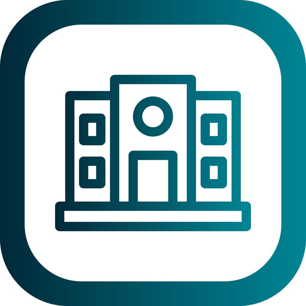 Cloud Based Architecture Vector Icon Design