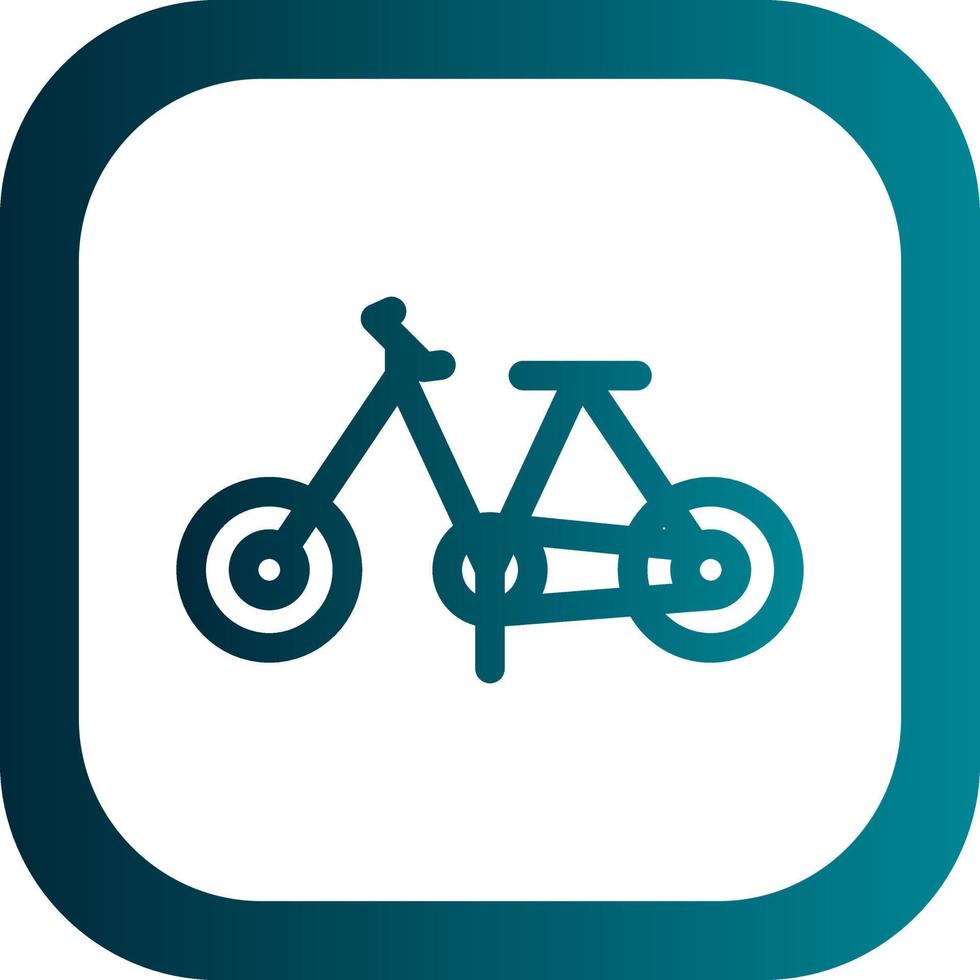 diseño de icono de vector de juguete de bicicleta