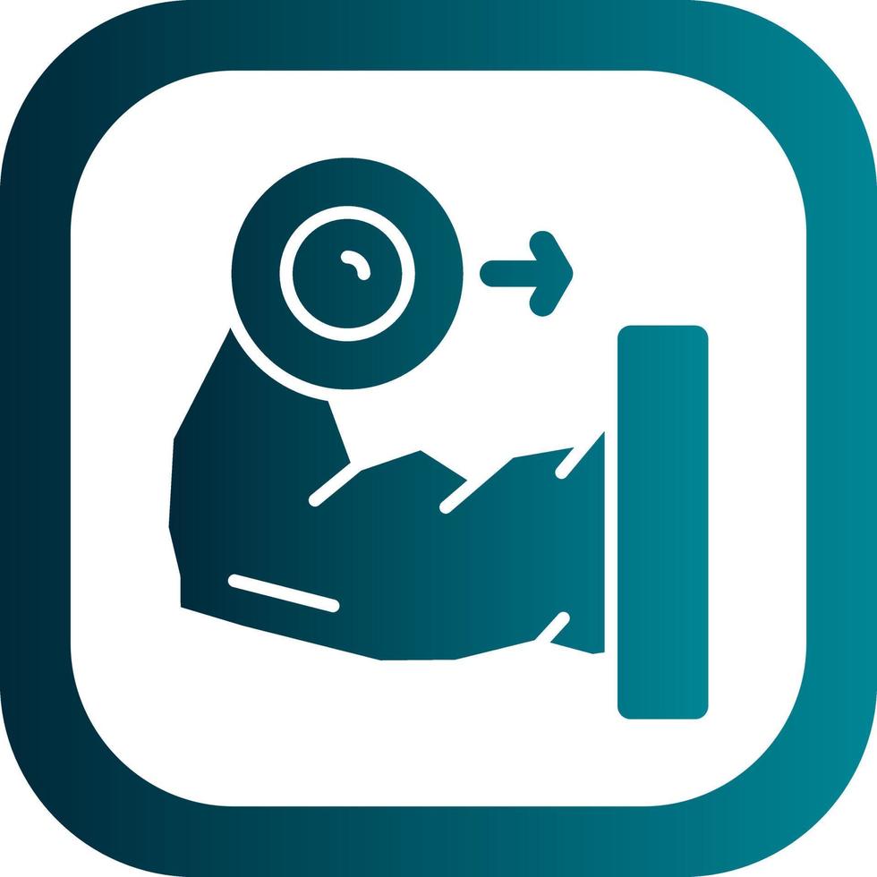 Weightlifter Vector Icon Design