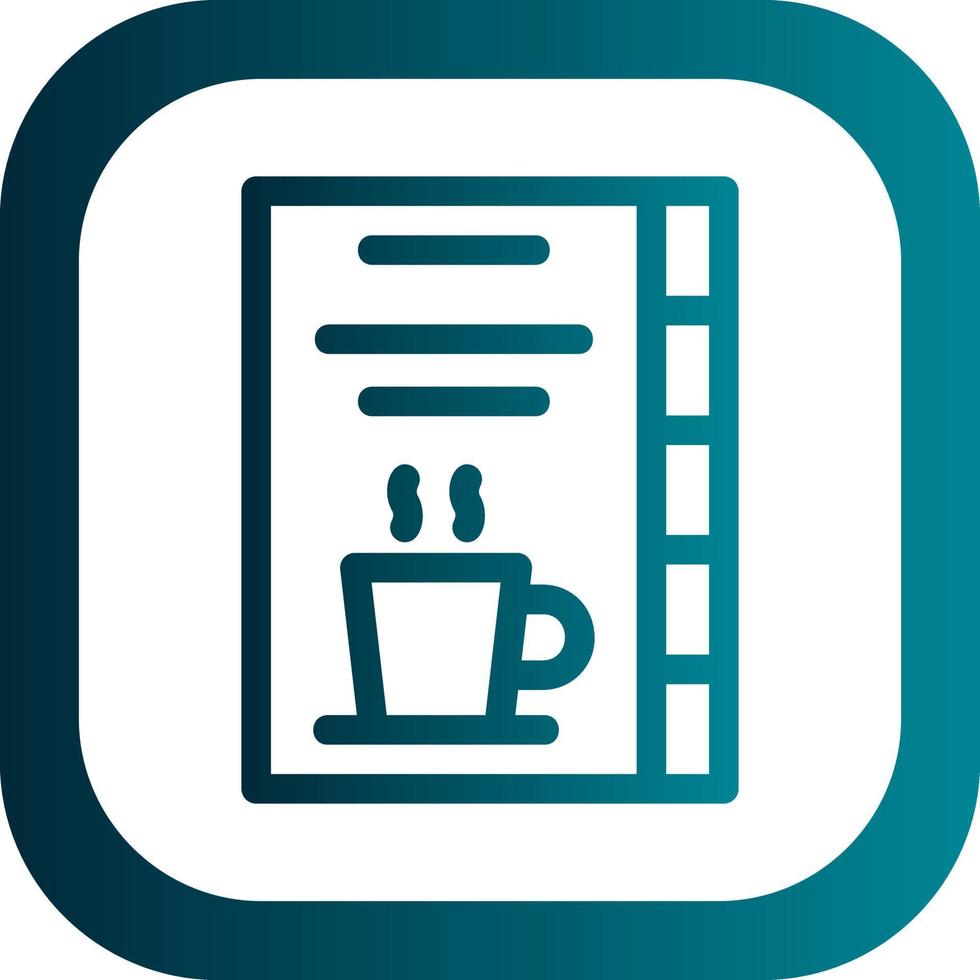 diseño de icono de vector de tarjeta de café