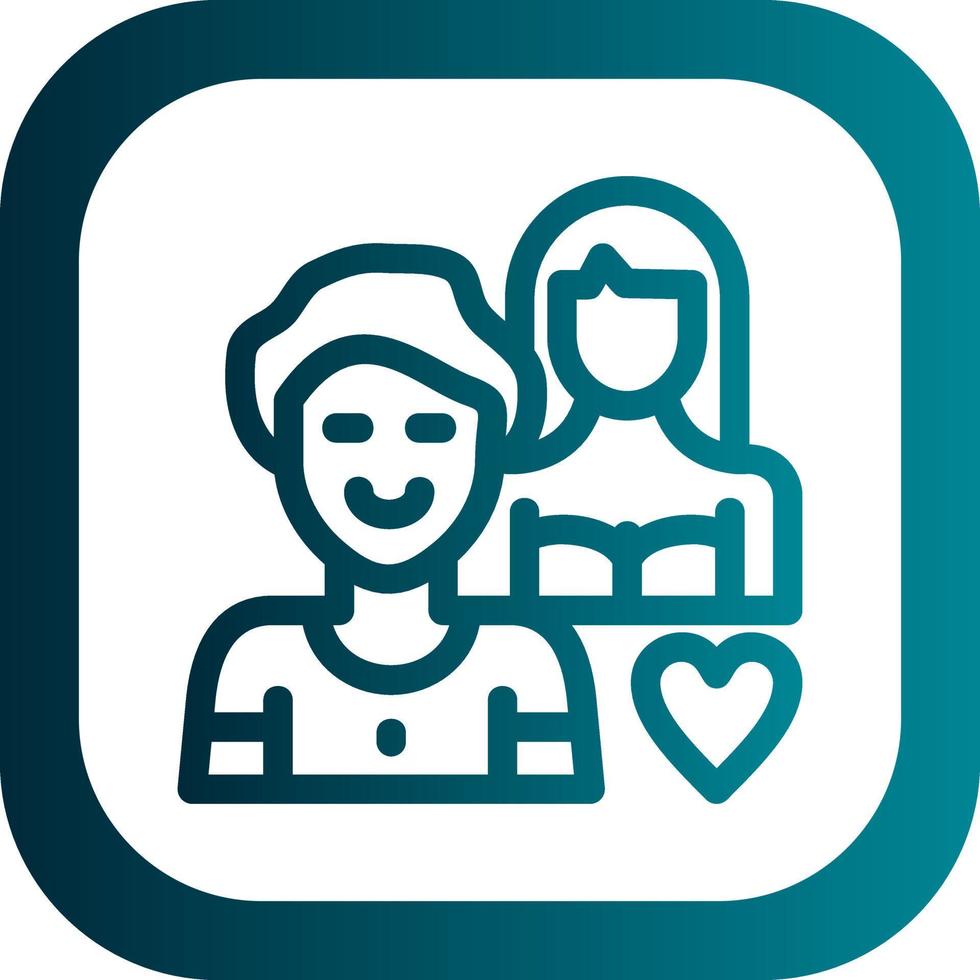 Relationship Vector Icon Design