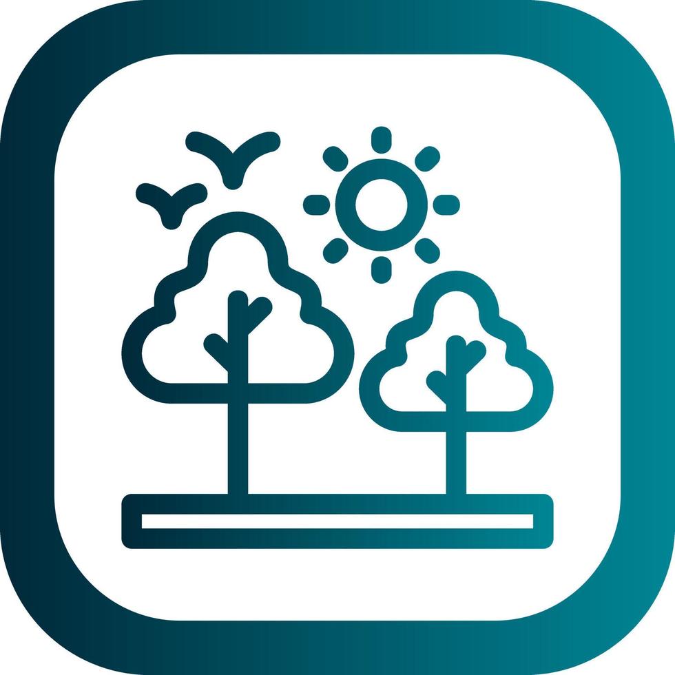Forest Vector Icon Design