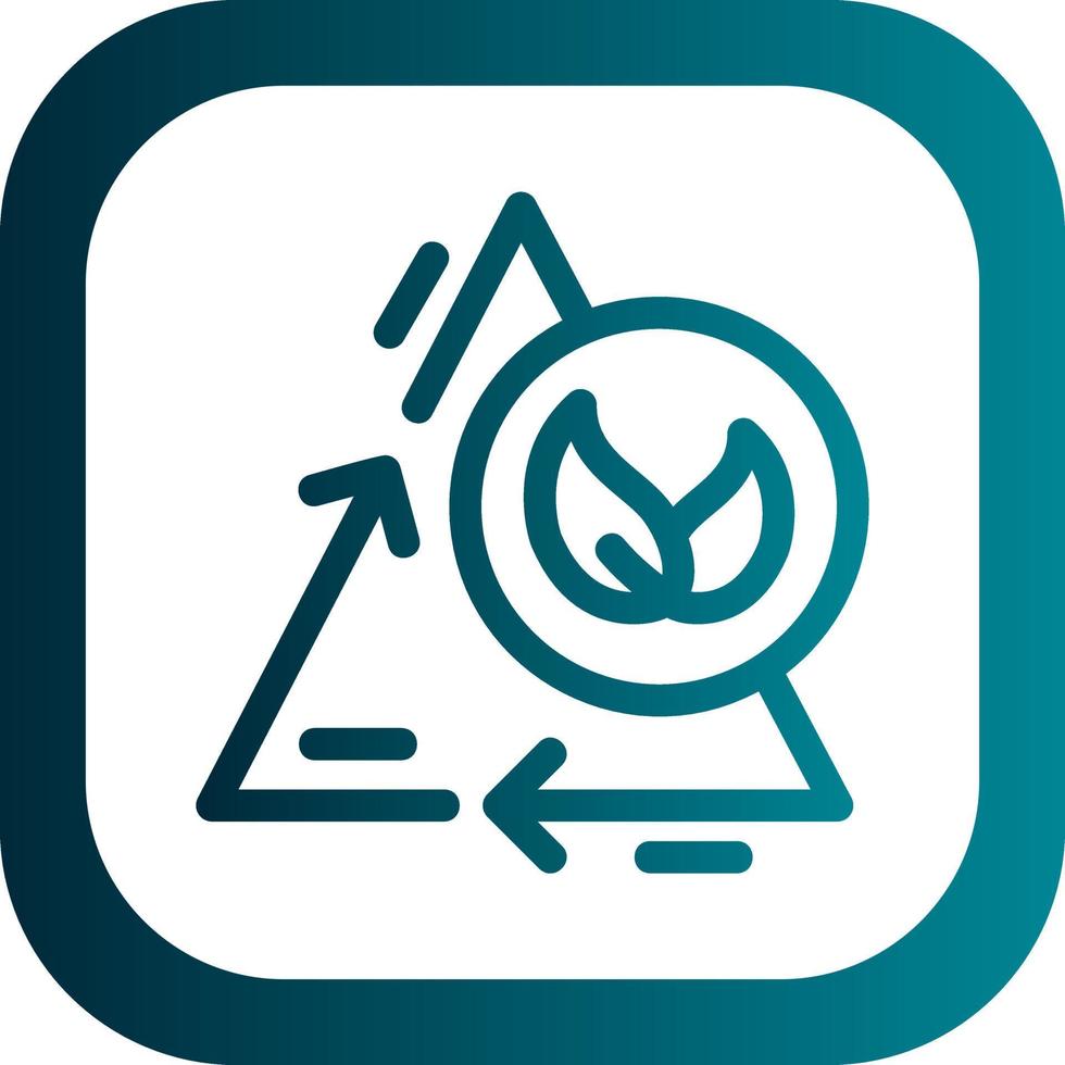 Zero Emission Vector Icon Design