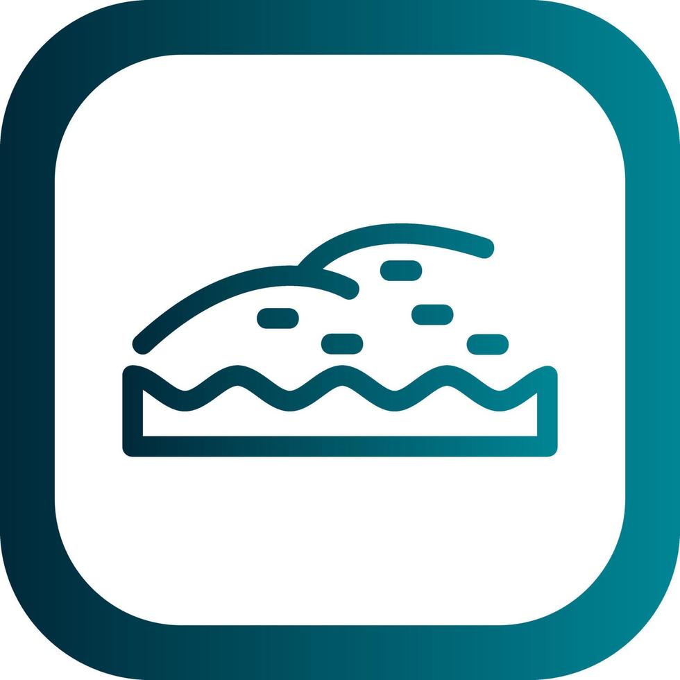 Shore Landscape Vector Icon Design
