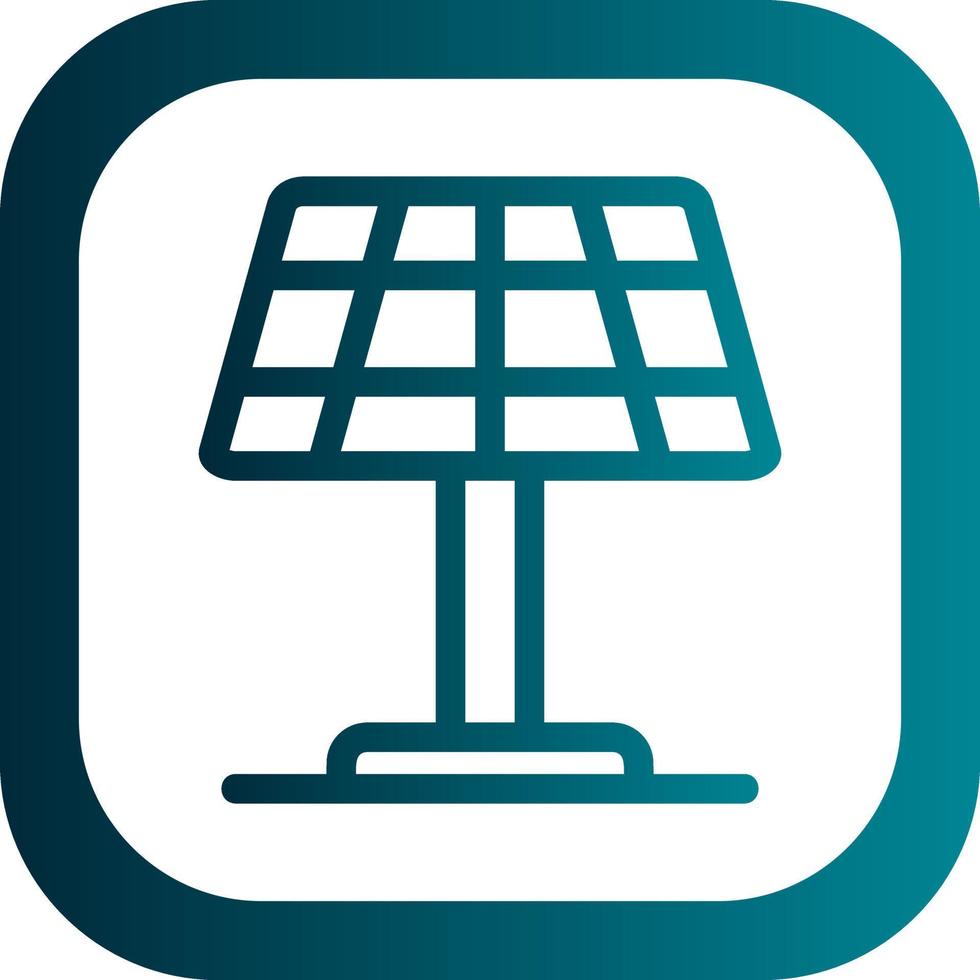Solar Panel Vector Icon Design