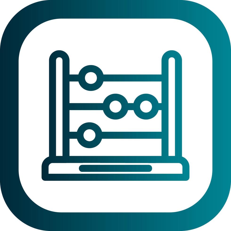 Abacus Vector Icon Design