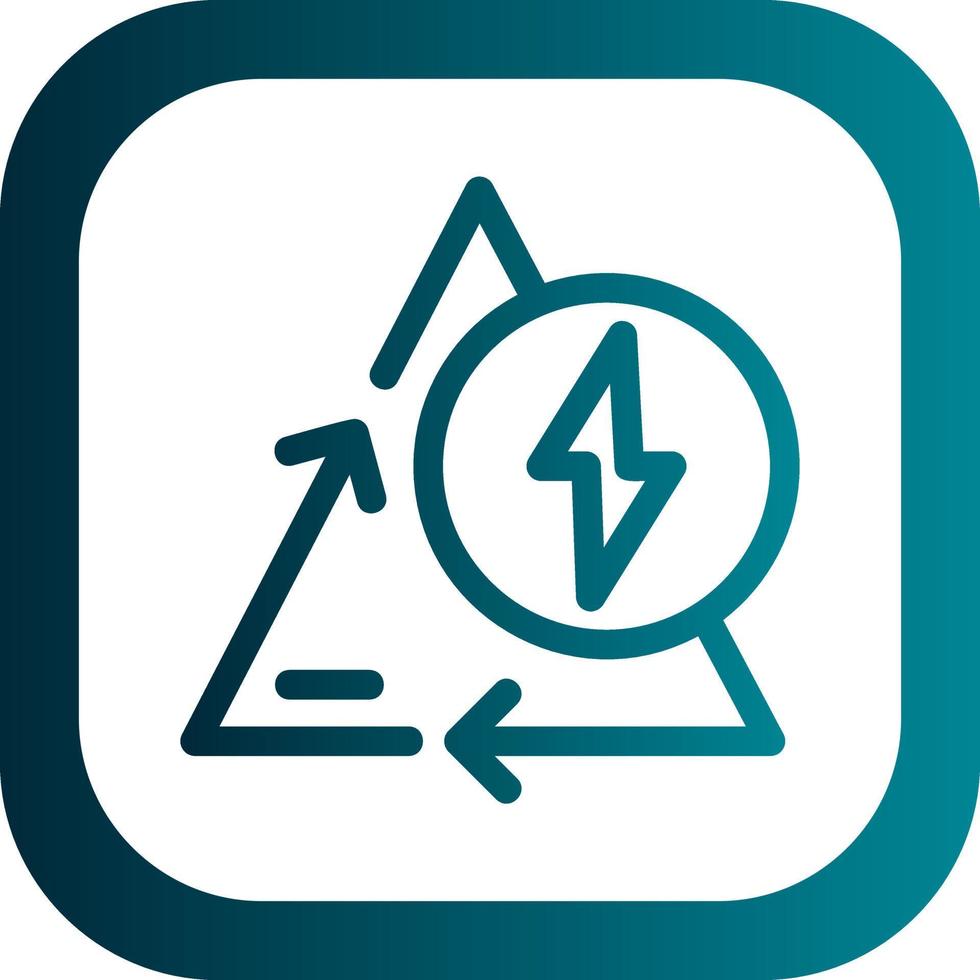 Recycle Energy Vector Icon Design