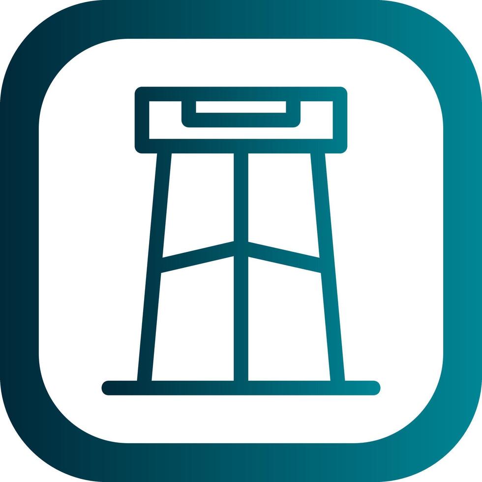 Bar Stool Vector Icon Design