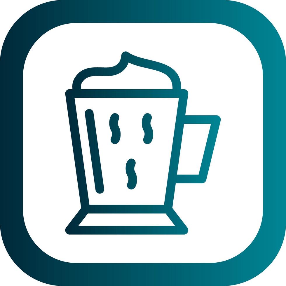 Coffee Latte Vector Icon Design