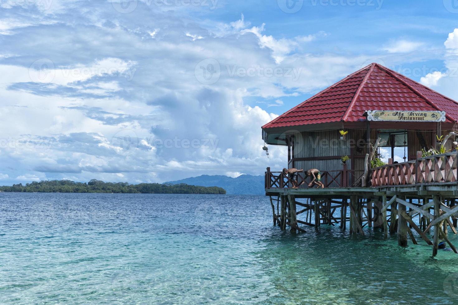 Resort in a Tropical Paradise turquoise water photo