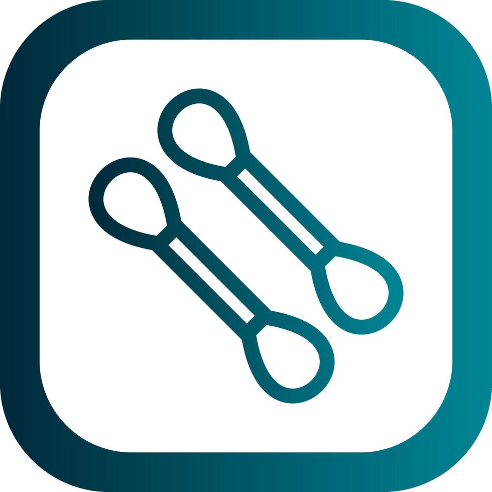 Cotton Swab Vector Icon Design