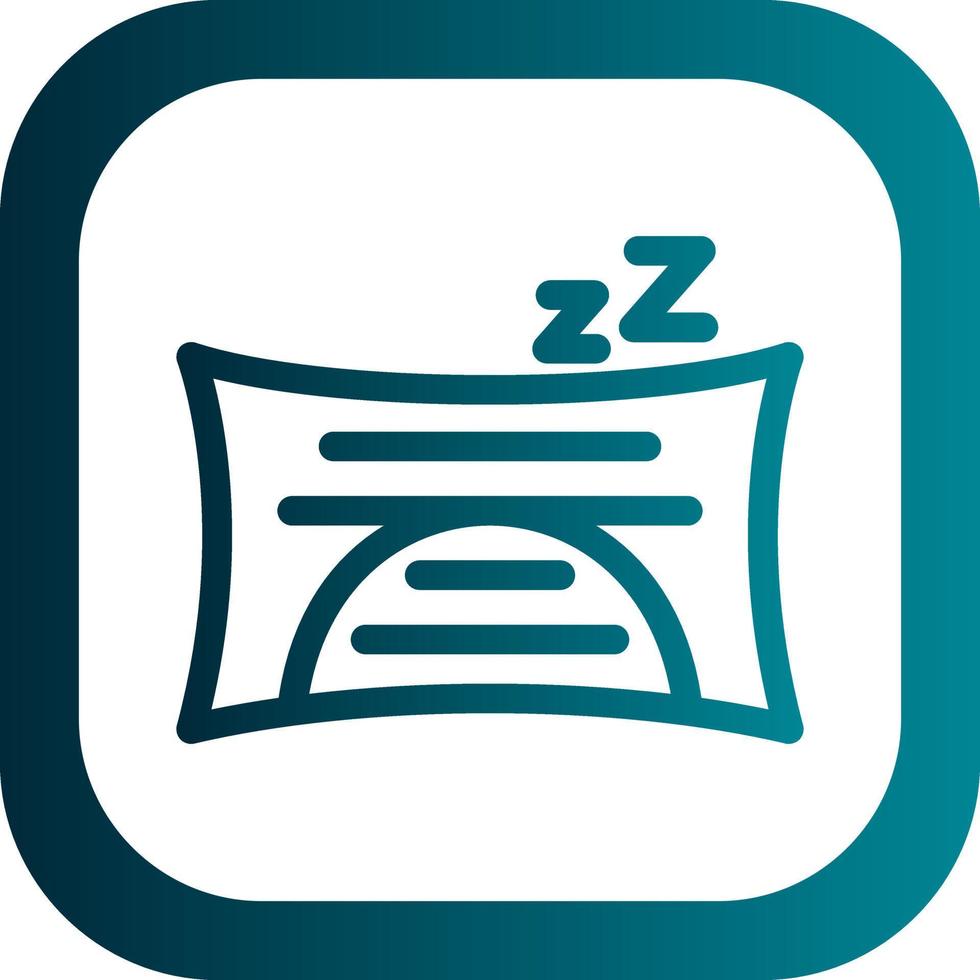 diseño de icono de vector de almohada de bebé