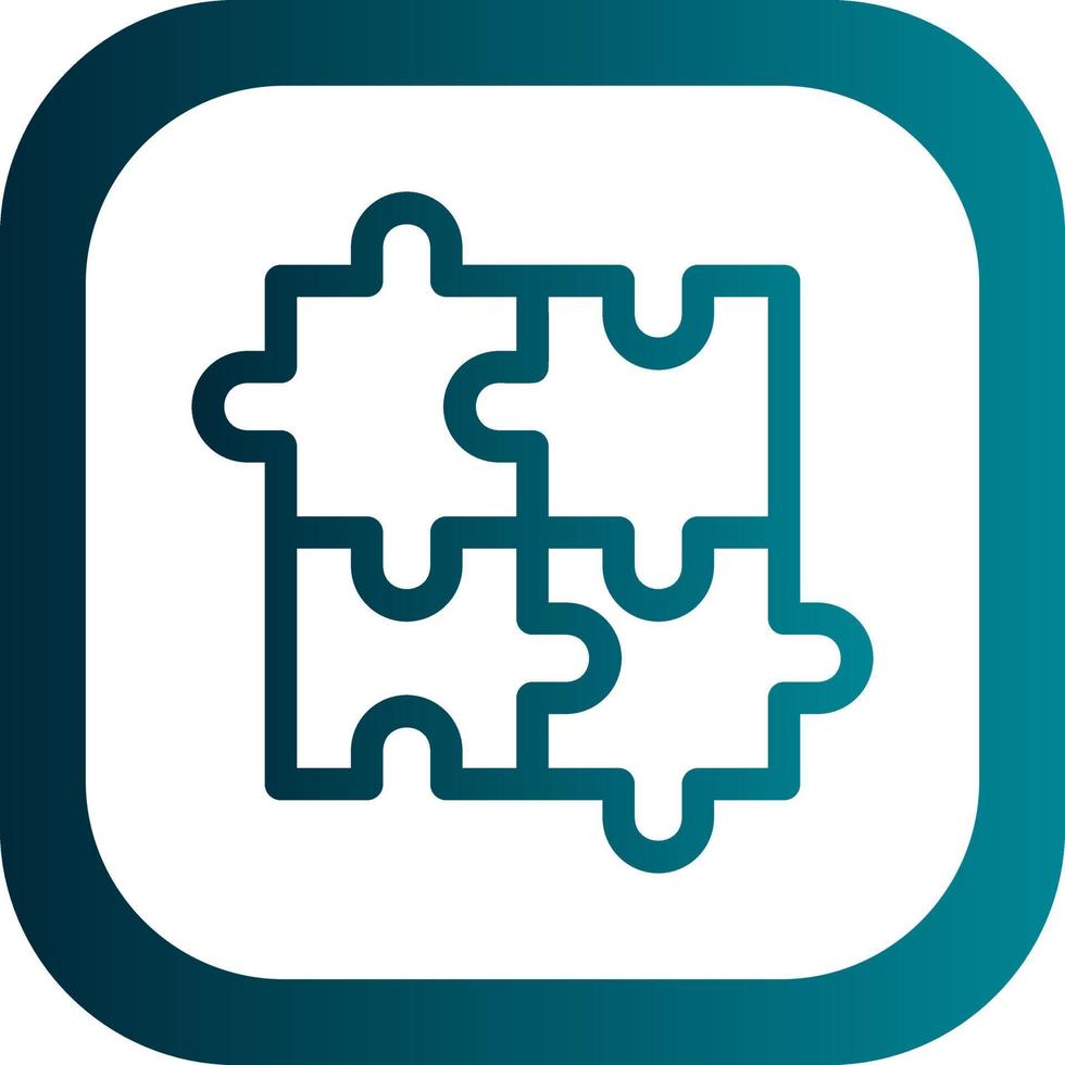Puzzle Vector Icon Design