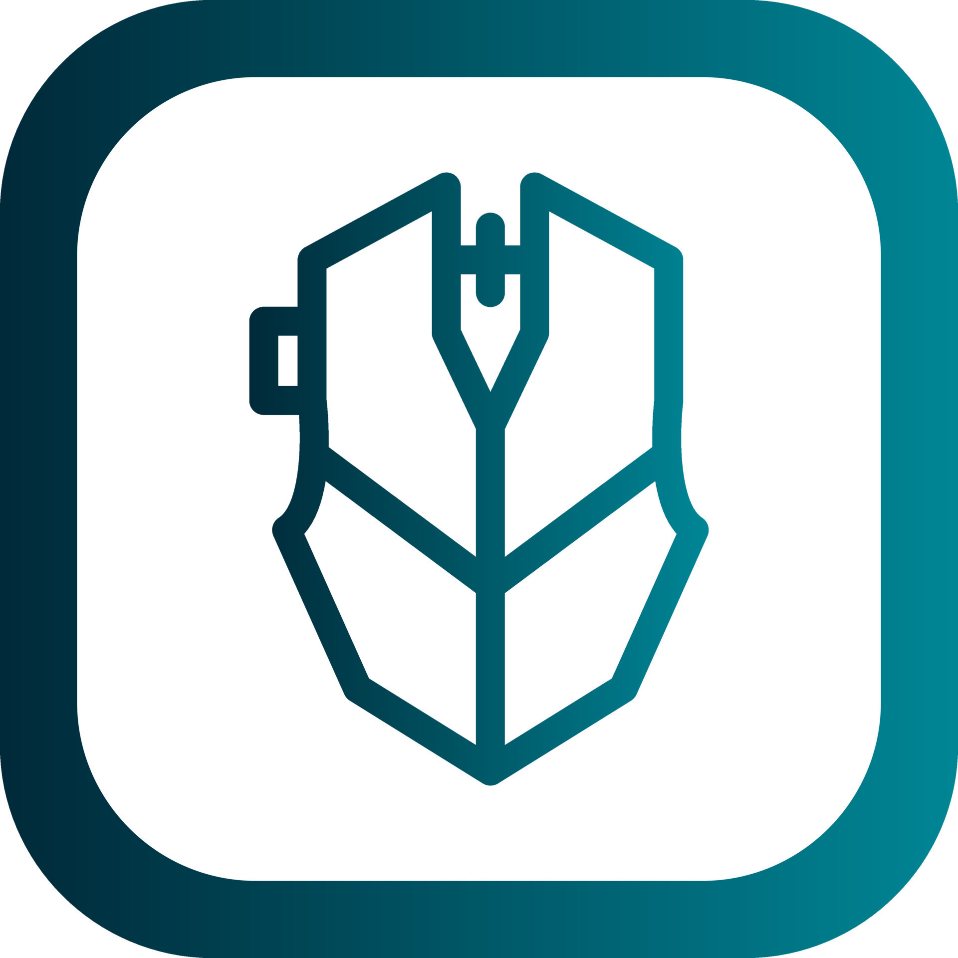 Gaming Mouse Vector Icon Design 20173936 Vector Art at Vecteezy