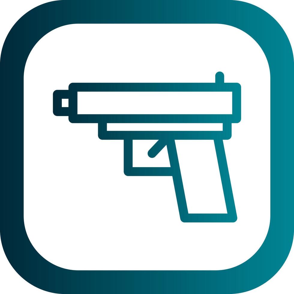 Game Gun Vector Icon Design