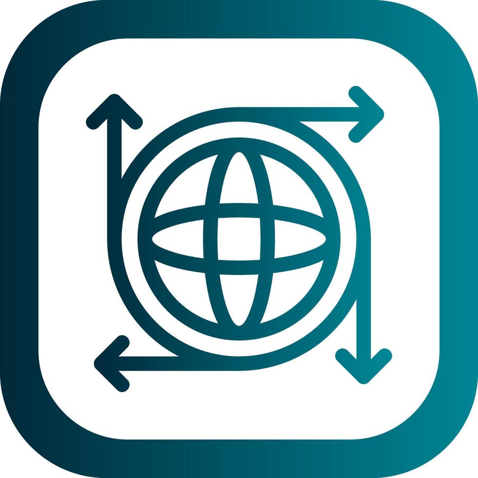 diseño de icono de vector de infraestructura global