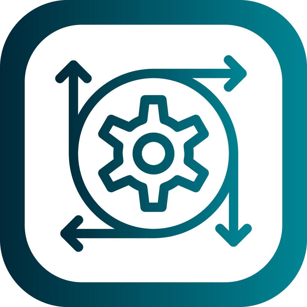 Data Transformation Vector Icon Design