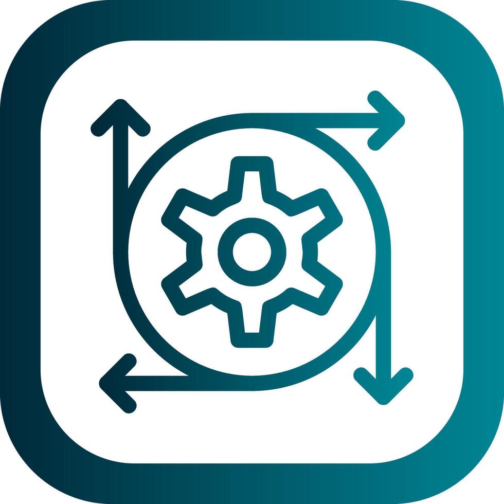 Data Transformation Vector Icon Design