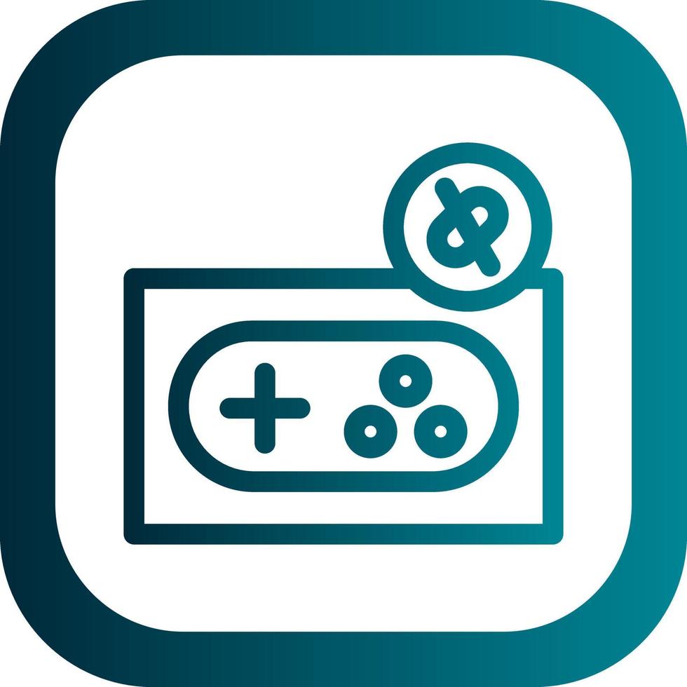 Game Disconnect Vector Icon Design