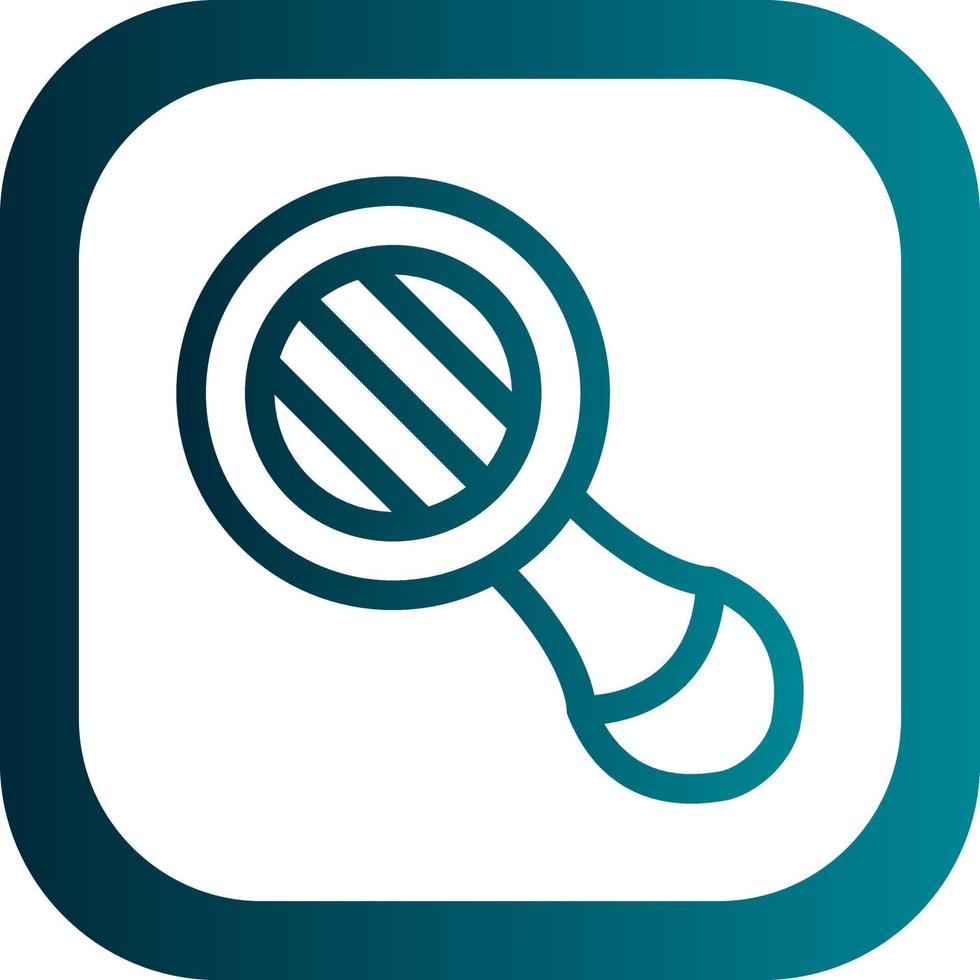 Rattle Vector Icon Design