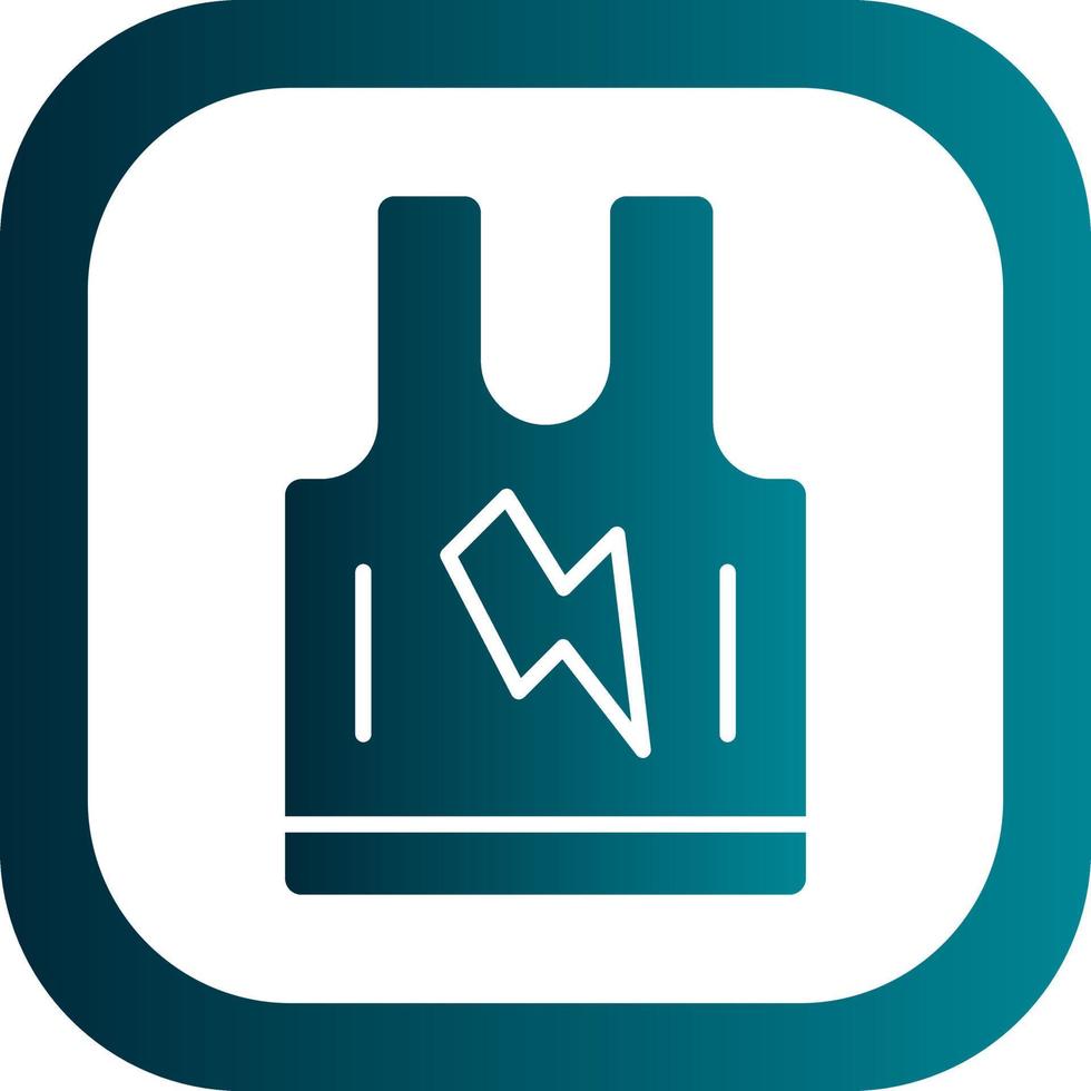 Tank Top Vector Icon Design