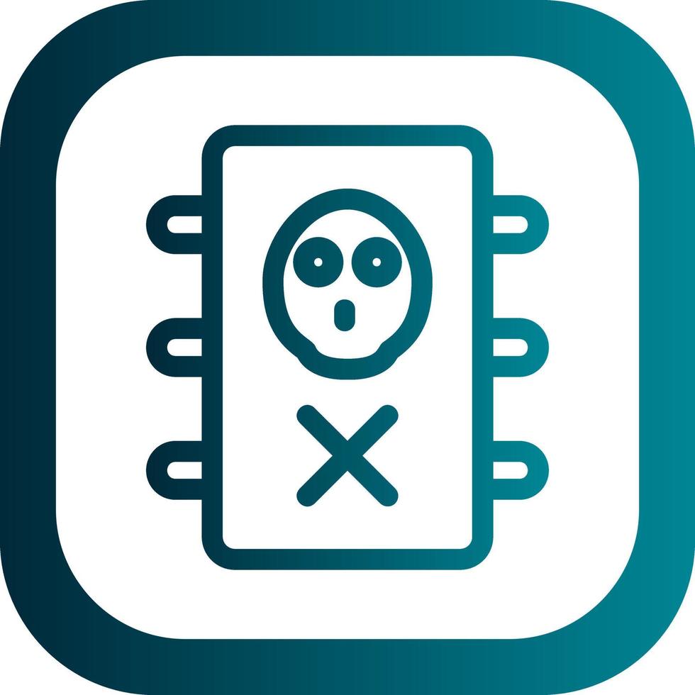 Toxic Waste Vector Icon Design