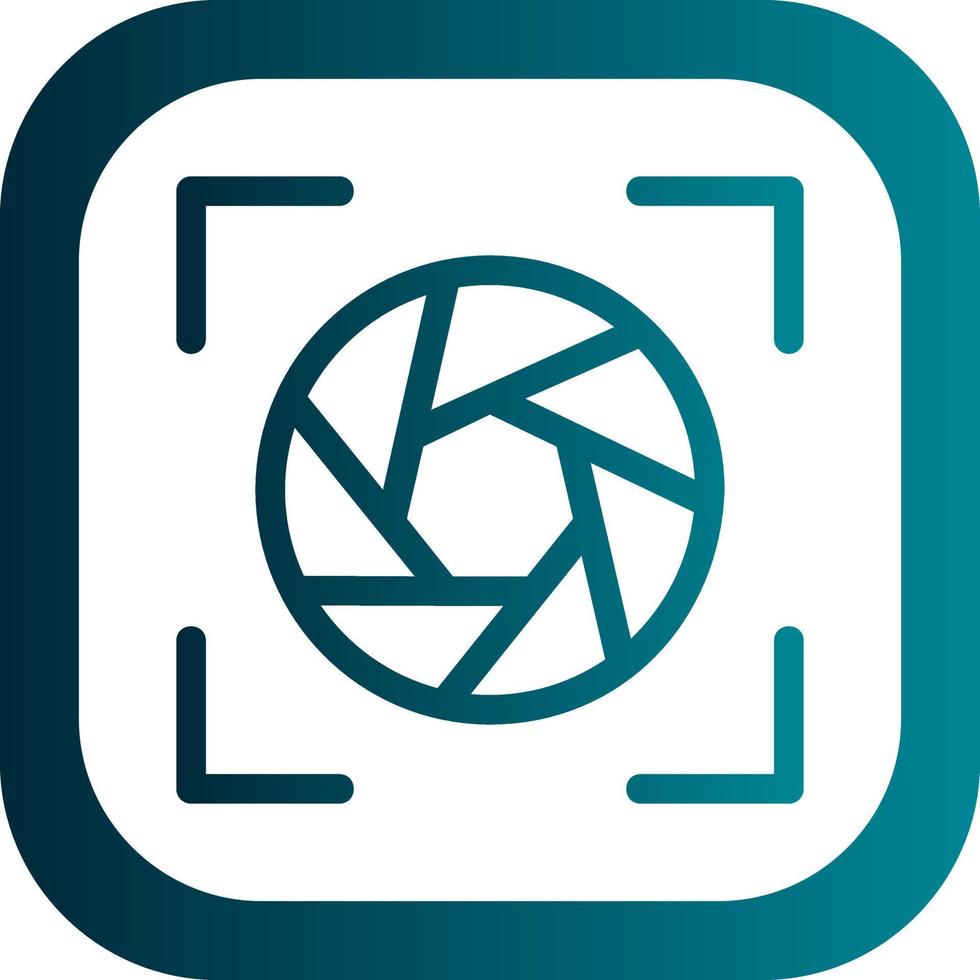 Camera Frame Vector Icon Design