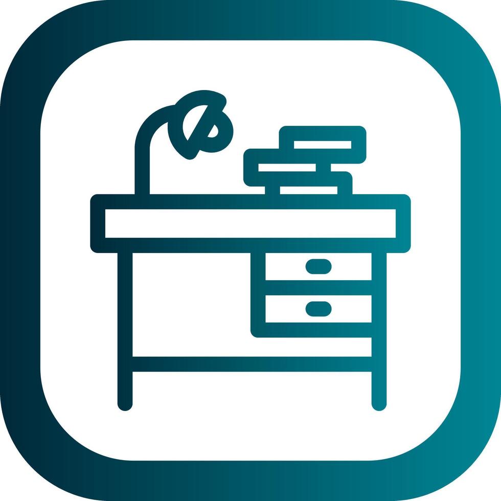 Desk Vector Icon Design