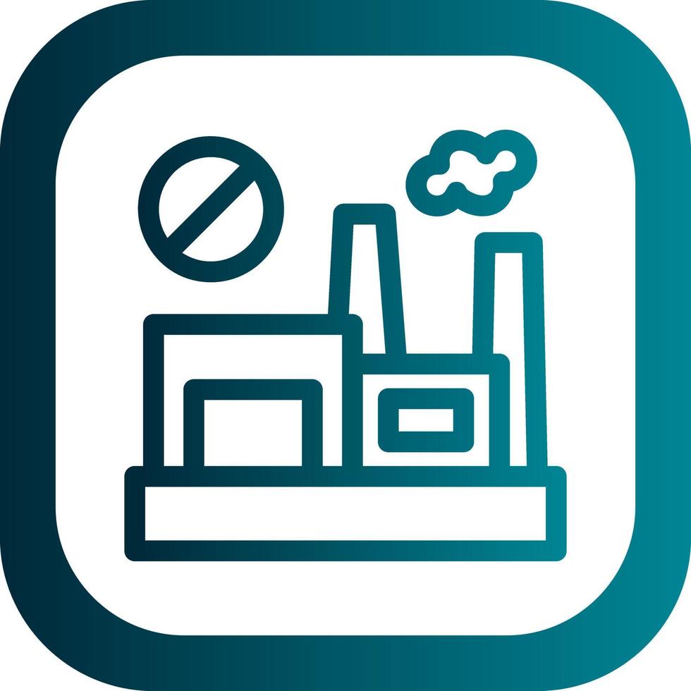 ningún diseño de icono de vector de combustibles fósiles