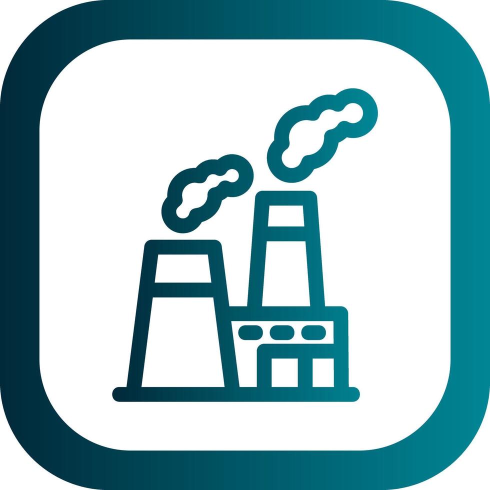 Power Station Vector Icon Design