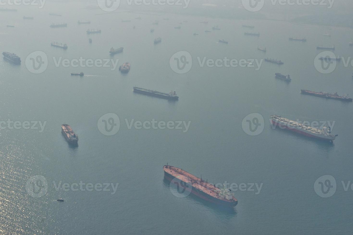 singapore aerial view photo