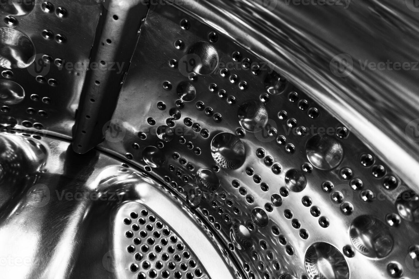 Texture patterns inside the washing machine drum 20174759 Stock Photo