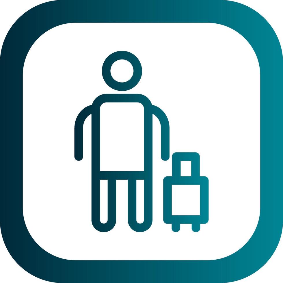 Tourist Vector Icon Design