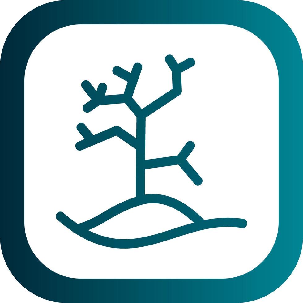 Dry Tree Vector Icon Design