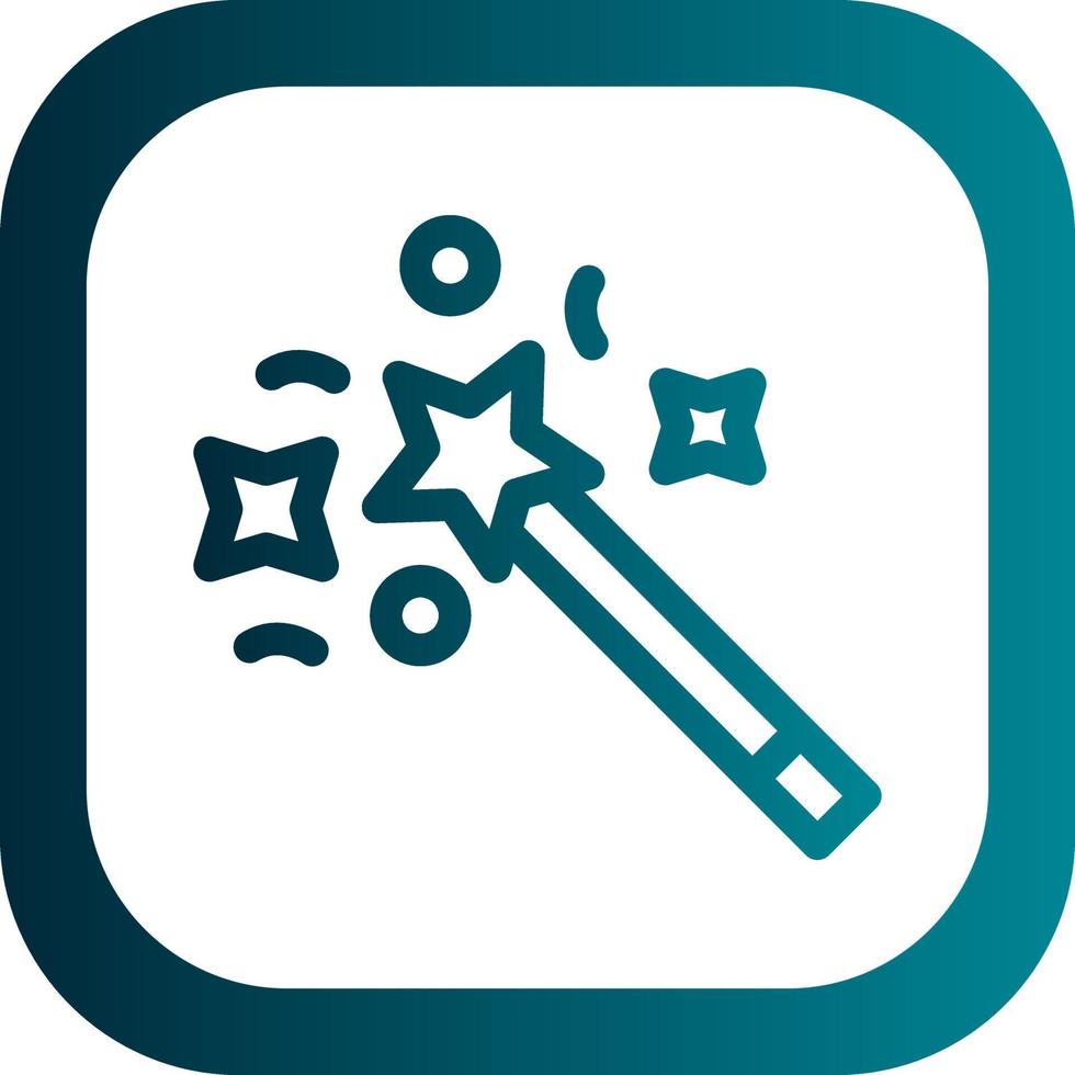 Magic Wand Vector Icon Design
