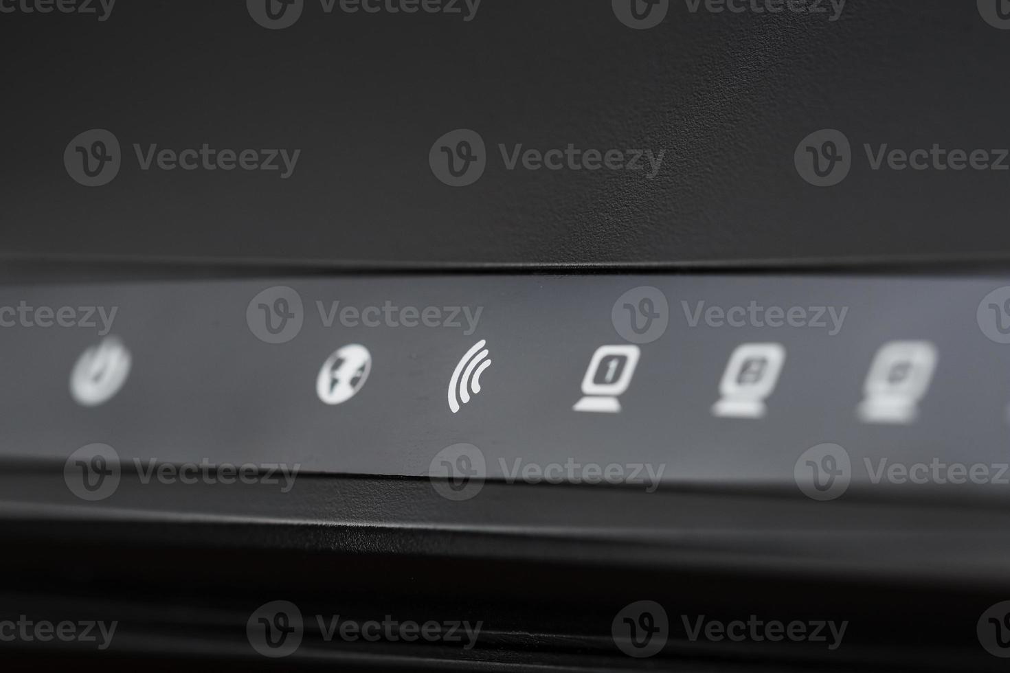 Wi-Fi router indication icons for macro control. photo