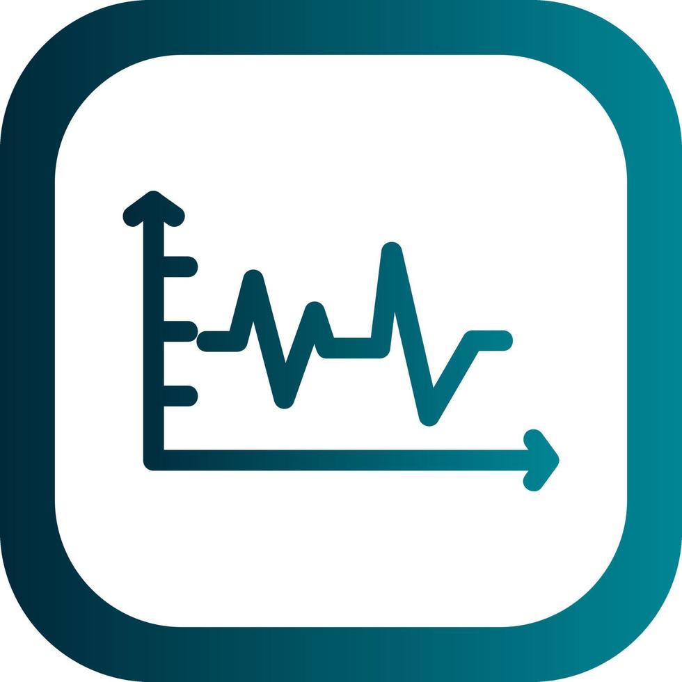 Inflation Graph Vector Icon Design