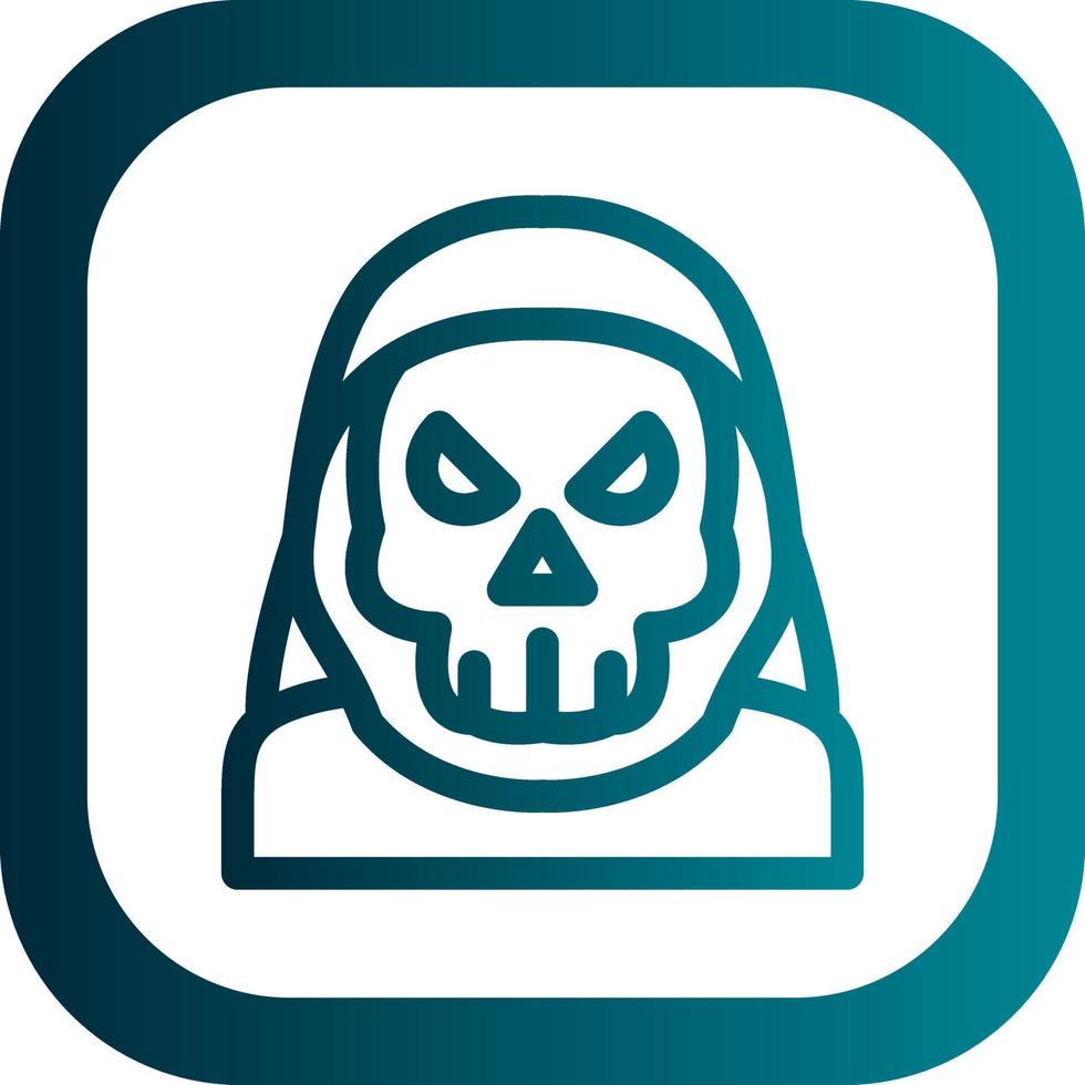 Grim Reaper Vector Icon Design